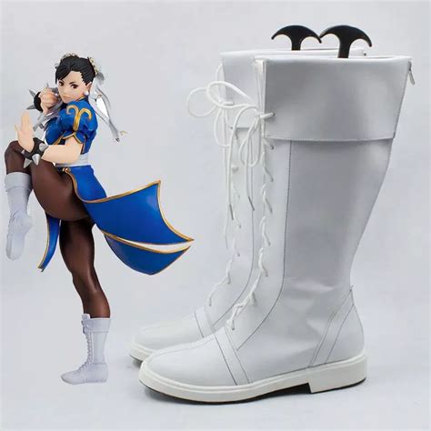 chun li white boots.